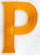Goudy Sans Letter P (3 Inch)