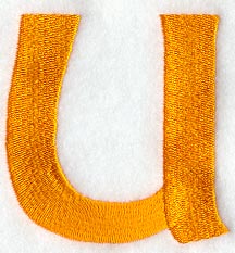 Goudy Sans Letter U (3 Inch)