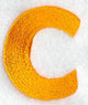 Goudy Sans Lower Case Letter c (3 Inch)