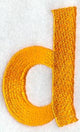 Goudy Sans Lower Case Letter d (3 Inch)