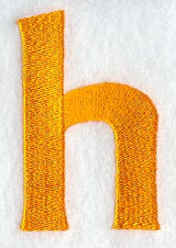 Goudy Sans Lower Case Letter h (3 Inch)