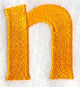 Goudy Sans Lower Case Letter n (3 Inch)