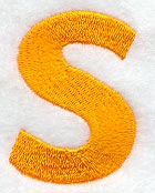 Goudy Sans Lower Case Letter s (3 Inch)