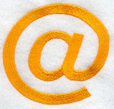 Goudy Sans At Sign (3 Inch)