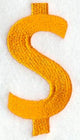 Goudy Sans Dollar Sign (3 Inch)