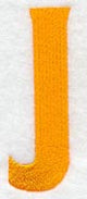 Goudy Sans Letter J (3 Inch)
