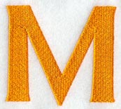 Goudy Sans Letter M (3 Inch)