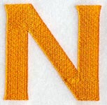 Goudy Sans Letter N (3 Inch)