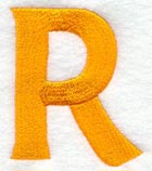 Goudy Sans Letter R (3 Inch)
