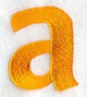 Goudy Sans Lower Case Letter a (3 Inch)