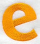 Goudy Sans Lower Case Letter e (3 Inch)