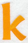Goudy Sans Lower Case Letter k (3 Inch)