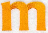 Goudy Sans Lower Case Letter m (3 Inch)