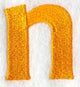 Goudy Sans Lower Case Letter n (3 Inch)