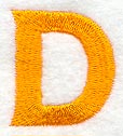 Goudy Sans Letter D (3 Inch)