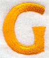 Goudy Sans Letter G (3 Inch)