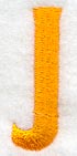 Goudy Sans Letter J (3 Inch)