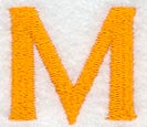 Goudy Sans Letter M (3 Inch)