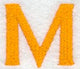 Goudy Sans Letter M (3 Inch)