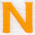 Goudy Sans Letter N (3 Inch)