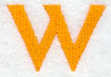 Goudy Sans Letter W (3 Inch)