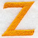 Goudy Sans Letter Z (3 Inch)