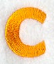 Goudy Sans Lower Case Letter c (3 Inch)