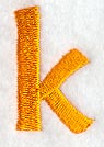 Goudy Sans Lower Case Letter k (3 Inch)