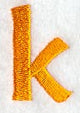 Goudy Sans Lower Case Letter k (3 Inch)