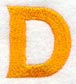 Goudy Sans Letter D (3 Inch)