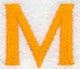 Goudy Sans Letter M (3 Inch)