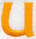 Goudy Sans Letter U (3 Inch)