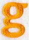 Goudy Sans Lower Case Letter g (3 Inch)