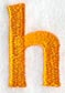 Goudy Sans Lower Case Letter h (3 Inch)