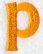 Goudy Sans Lower Case Letter p (3 Inch)