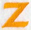 Goudy Sans Lower Case Letter z (3 Inch)