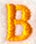 Goudy Sans Letter B (3 Inch)