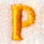 Goudy Sans Letter P (3 Inch)