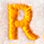 Goudy Sans Letter R (3 Inch)