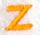Goudy Sans Lower Case Letter z (3 Inch)