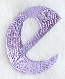 Hana Lower Case Letter e (3 Inch)