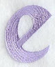 Hana Lower Case Letter e (3 Inch)
