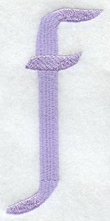 Hana Lower Case Letter f (3 Inch)