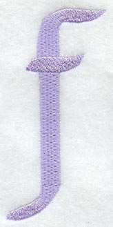 Hana Lower Case Letter f (3 Inch)