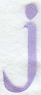 Hana Lower Case Letter j (3 Inch)