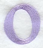 Hana Lower Case Letter o (3 Inch)