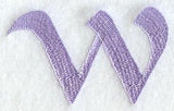 Hana Lower Case Letter w (3 Inch)
