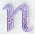 Hana Lower Case Letter n (3 Inch)