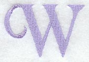 Hana Letter W (3 Inch)