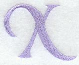 Hana Letter X (3 Inch)